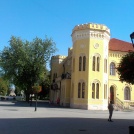 Officers pavilion in the downtown of Komtrno
